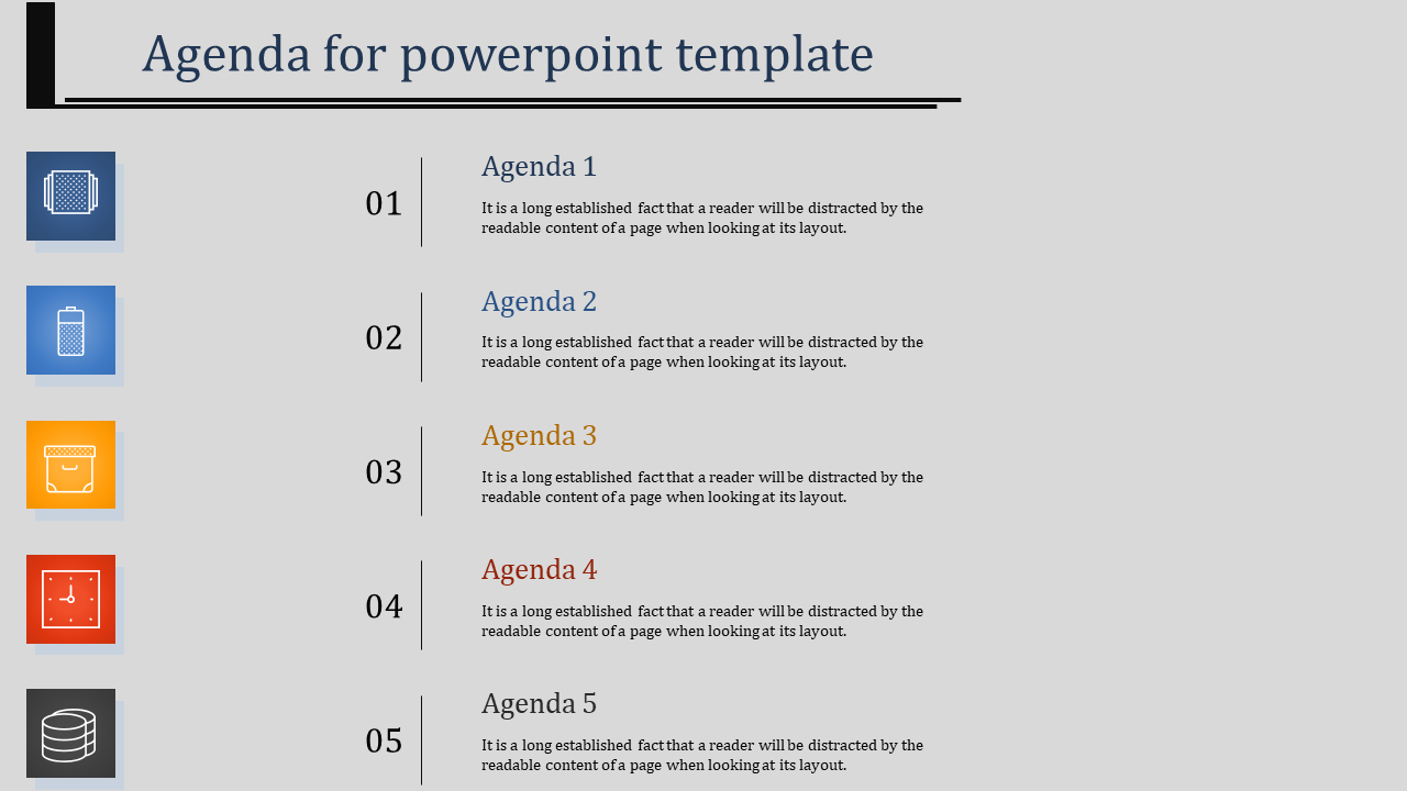 Agenda Google Slides and PowerPoint Templates